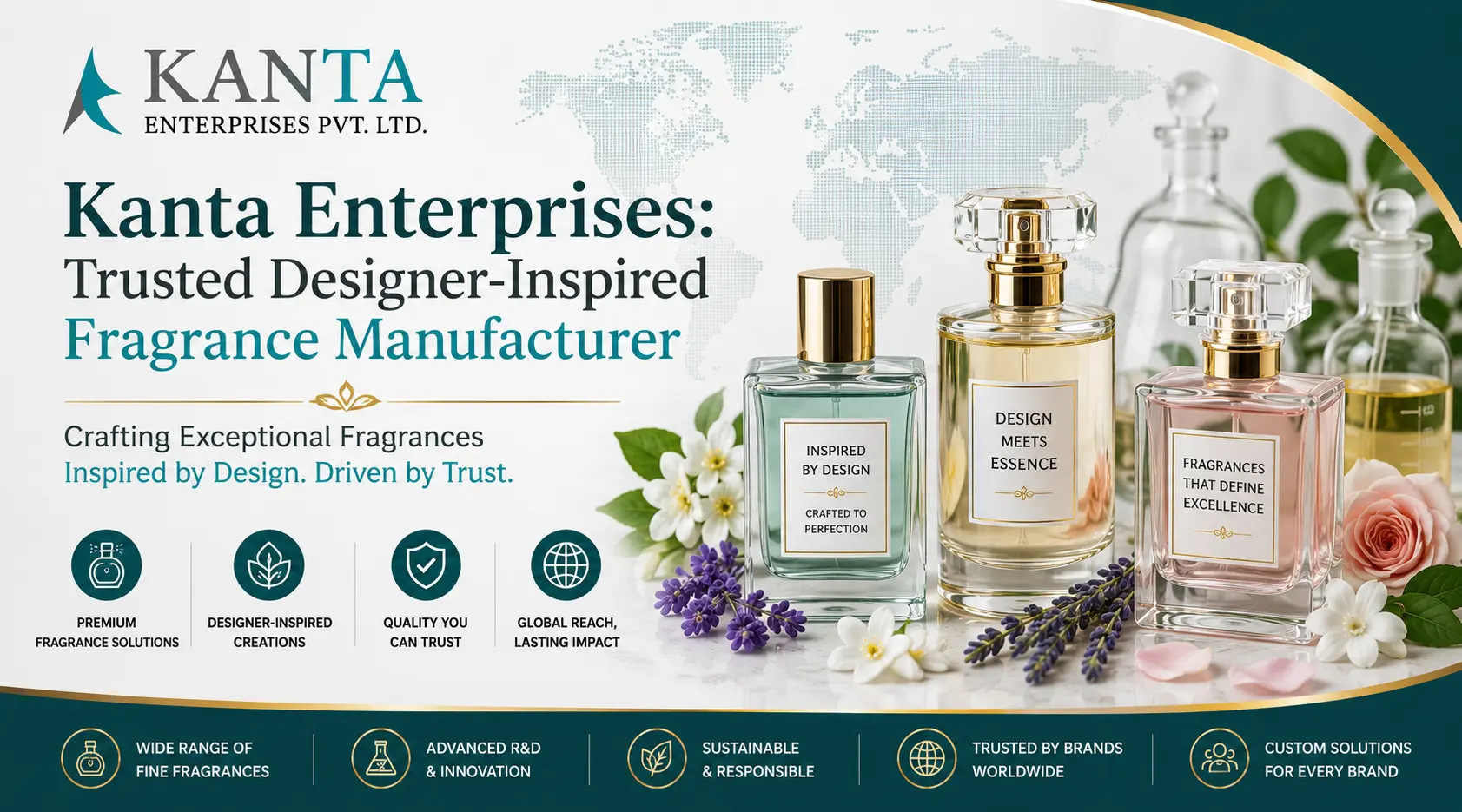 Kanta Enterprises Trusted Designer-Inspired Fragrance Manufacturer for Premium, Affordable Perfume Dupes