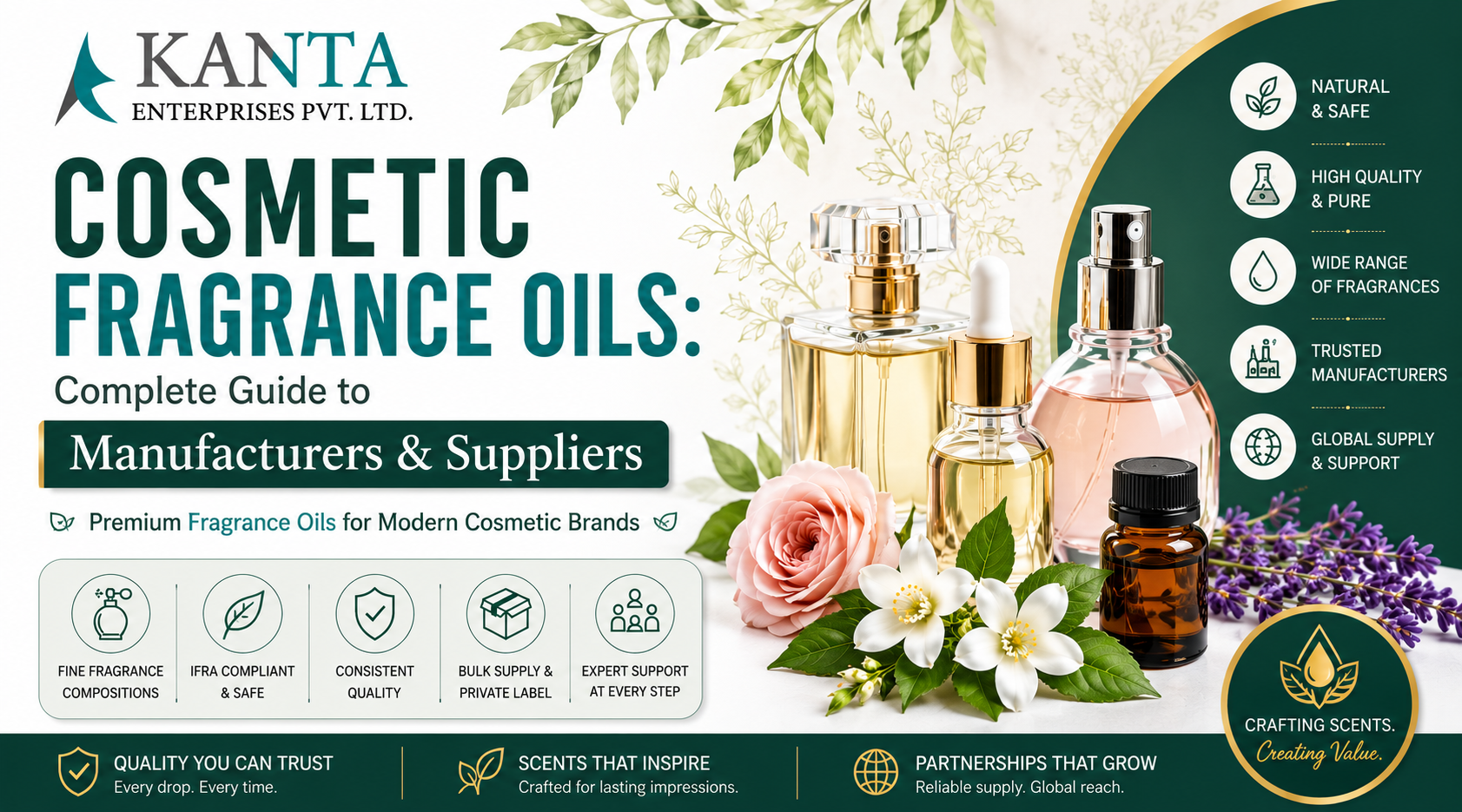 Cosmetic Fragrance Oils Complete Guide to Manufacturers & Suppliers 
