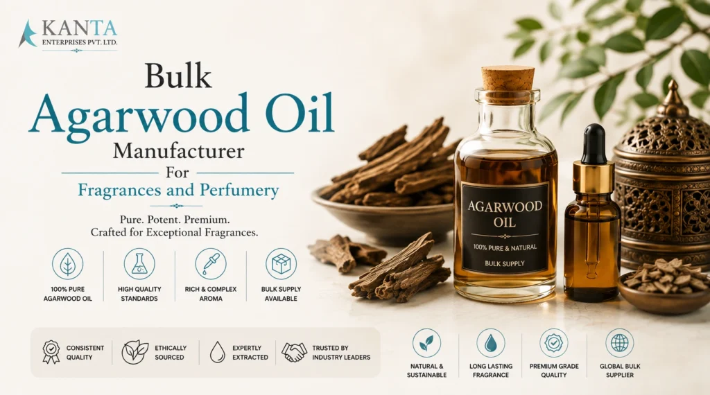 Bulk Agarwood Oil Manufacturer For Fragrances and Perfumery